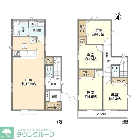 Kolet東村山#03の物件間取画像